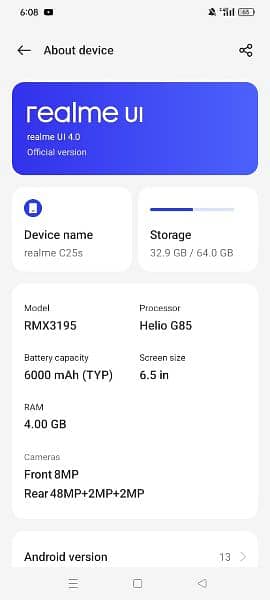 Realme c25s 3