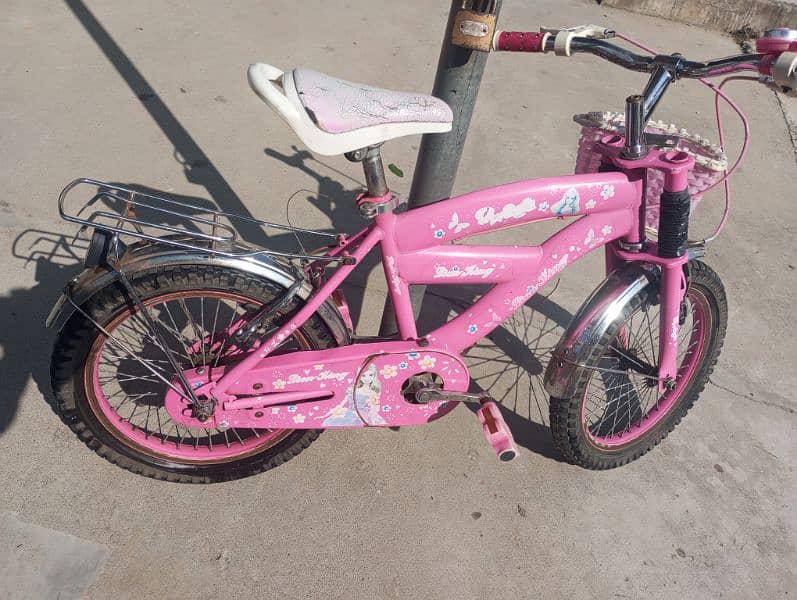 pink bicycle for kids age 4-7 years 1