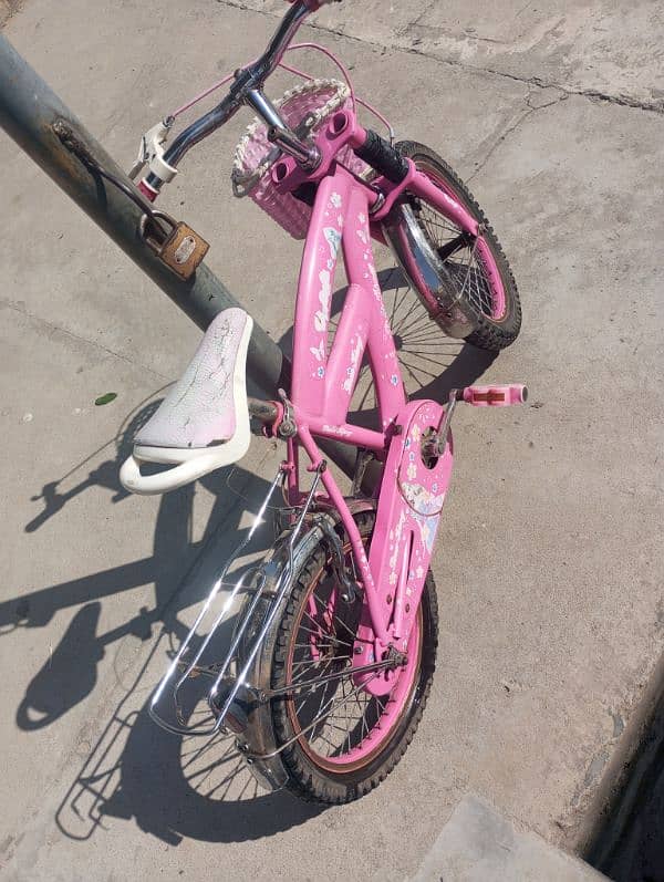 pink bicycle for kids age 4-7 years 4