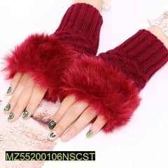 women's fur gloves