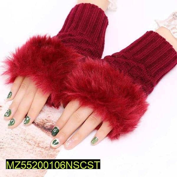 women's fur gloves 0