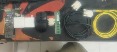 "Bundle Deal: Headphones, Cat 5e Cable, GT 310 512MB GPU, OnePlus Char