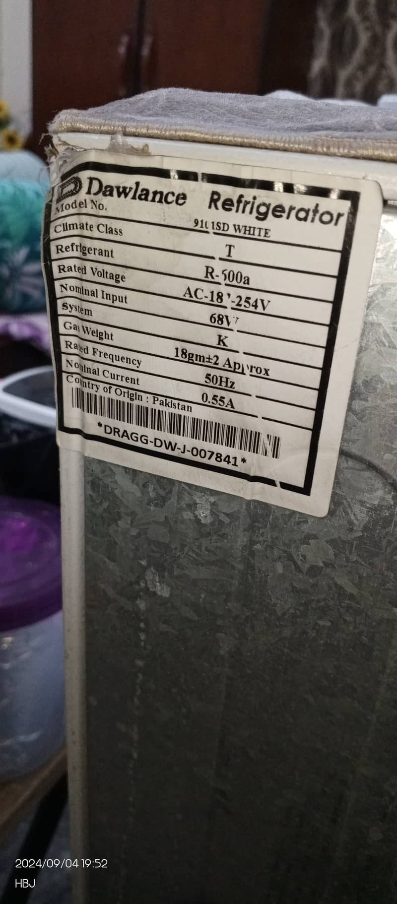 Dawlance Refrigerator (01 x Door) for Sale in Great Condition (9101) 1