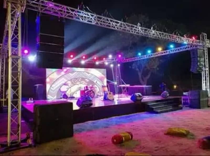 SMD Screen/Truss Lighting/Dj Sound System/Projector/LED/LCD/Fireworks 13