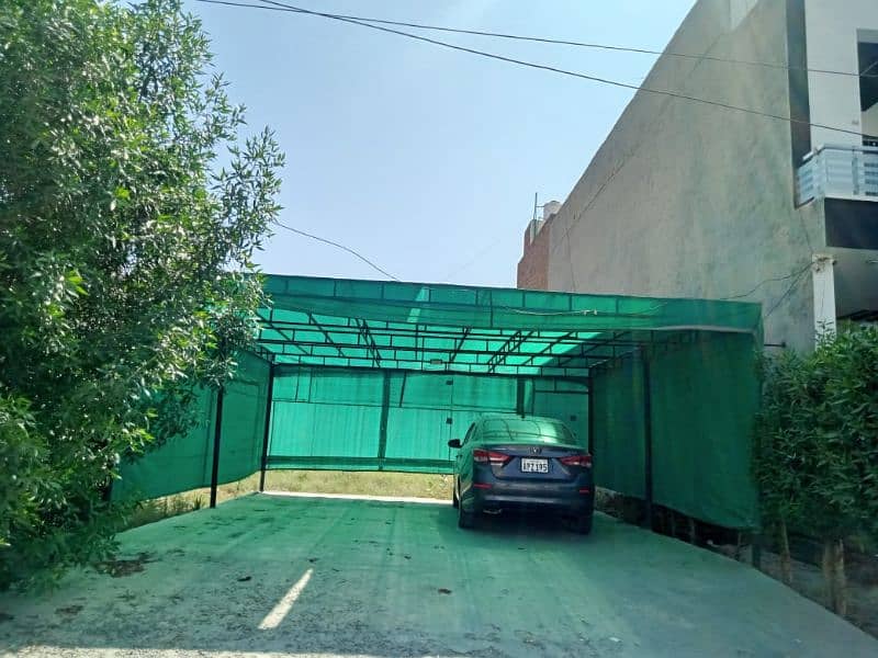 Car Parking Shade and Wooden Table 0