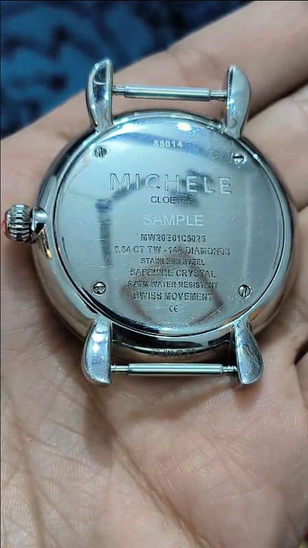 Michele Cloette real diamonds unisex watch 2