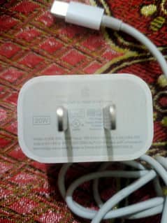 I phone charger( 20. w.  )with oreganl cabel