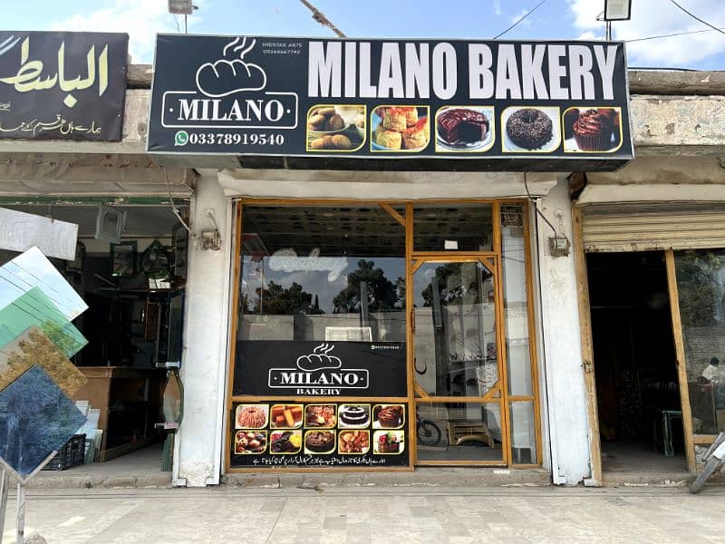 running bakery for sale in brewery road wahdat colony 1