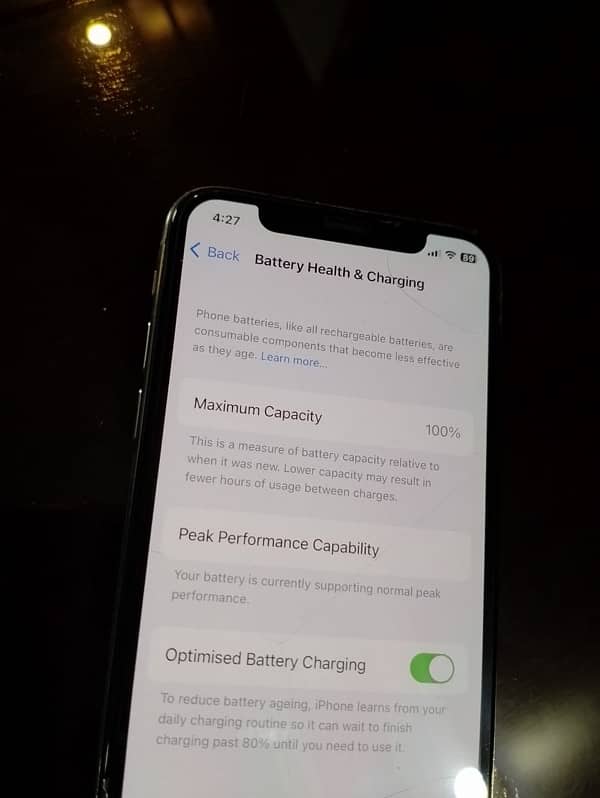 Iphone X 256 GB PTA Approved 5