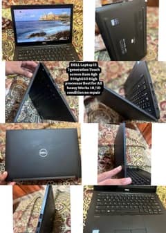 DELL Laptop i5 7generation Touch screen Ram 8gb 256gbSSD 10/10 no open