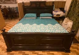 Wooden Bed Set 0