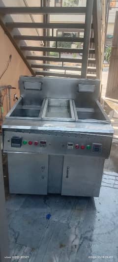 16 liter deep fryer 2 portion 0