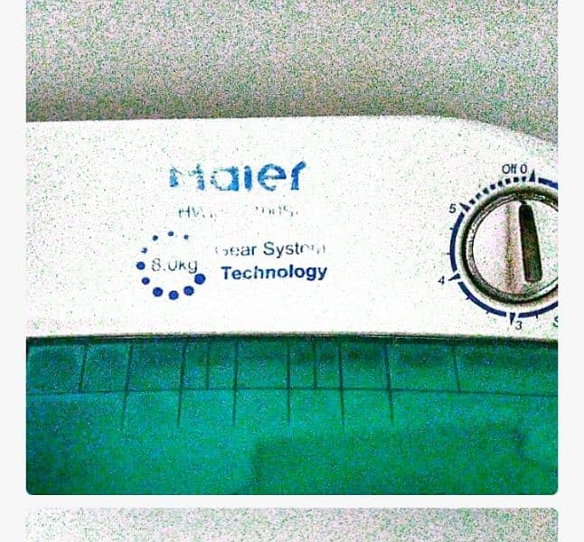 Haier washing machine, spinner 8 kg good condition 6