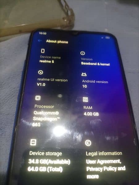 realme 5 mobile hai 4 g 64 gb hai jis nay layna ha wahi rabta karay 4