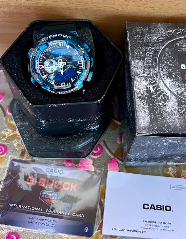 Casio g-shock gm-110EARTH-1AJR planet earth limited edition 9