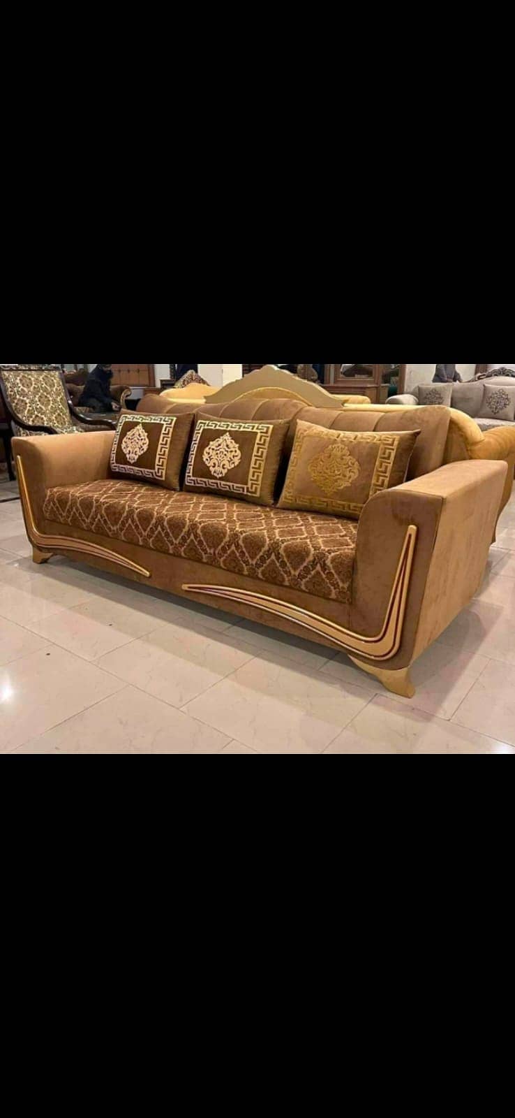 Sofa Cumbed/ Sofa set / 3 seater sofa/ Poshish sofa 4