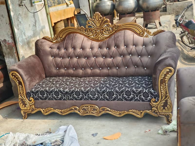 Sofa Cumbed/ Sofa set / 3 seater sofa/ Poshish sofa 8