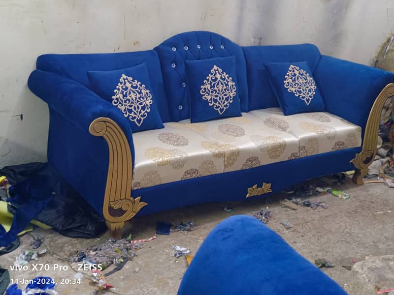 Sofa Cumbed/ Sofa set / 3 seater sofa/ Poshish sofa 9