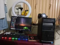 Gaming PC- Core i5 3470 + GT 730 GPU + 75 Hz Monitor 128GB SSD 8GB RAM 0