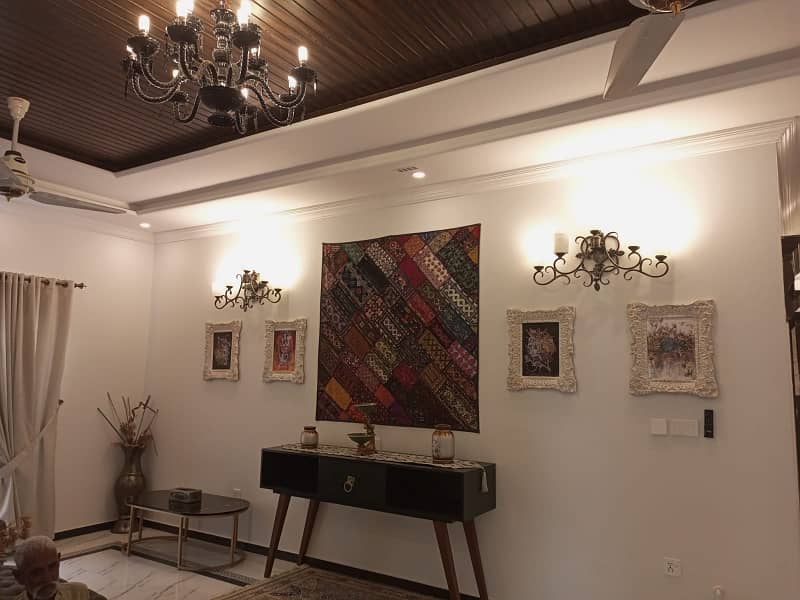 One kanal brand new Ultra Luxury designer (furnish)house is Available for sale in Dha Phase 02 islamabad 39