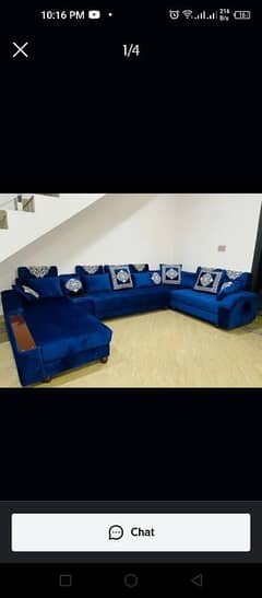 10 seater sofa with cushion look like new