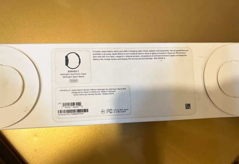 Apple watch series 7 45mm midnight color 2