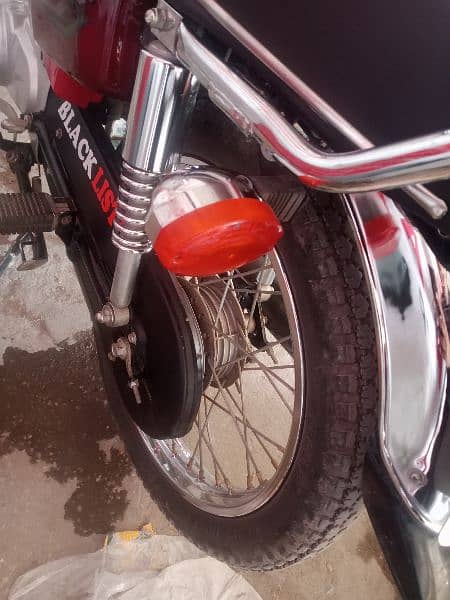 Honda CG 125 Selfstart Model 2022 all punjab no all documents ok 8