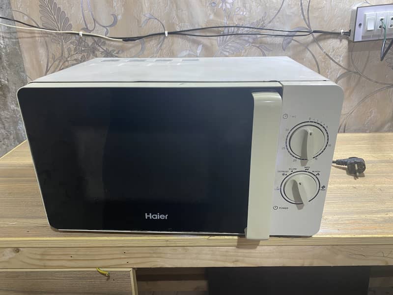 Haier microwave over 0