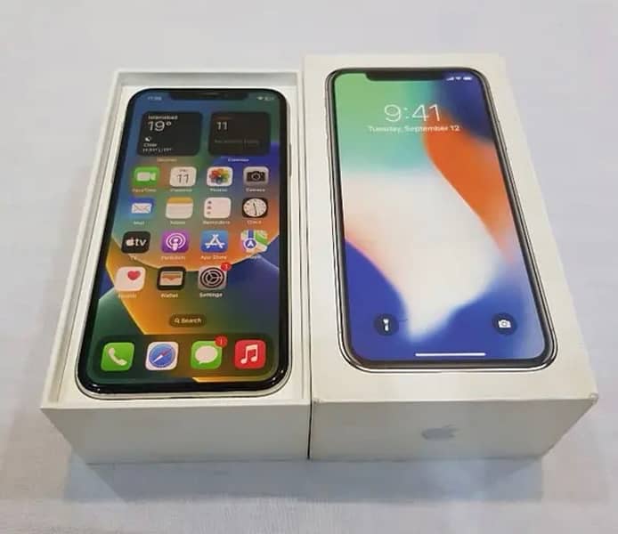 Iphone X Official PTA 98 Battery Health waterpack 12