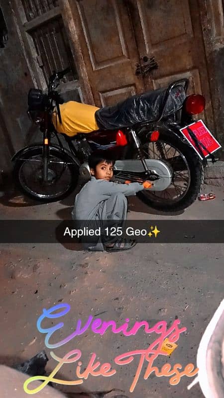 Unique 125 2015 modal Karachi number 0