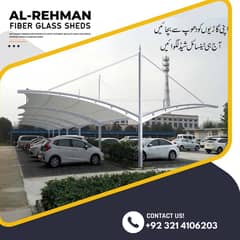 Tensile Car Parking Sheds / Pool Shed / Wall Shed / PVC Fabric Tensile