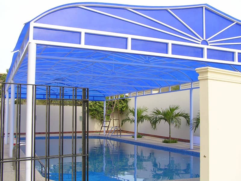 Tensile Car Parking Sheds / Pool Shed / Wall Shed / PVC Fabric Tensile 1