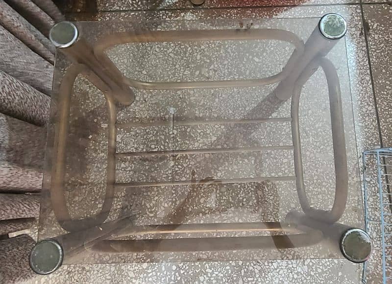 2 Brass Golden Side Tables With Glass 0