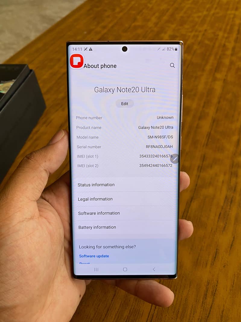 Samsung Note 20 Ultra PTA Approved with Box 1