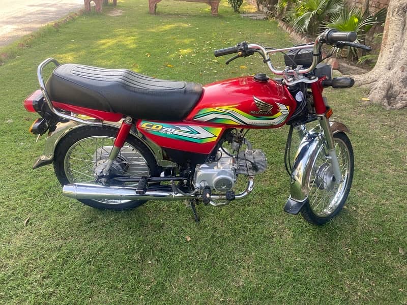 Honda cd 70 very low mileage 6