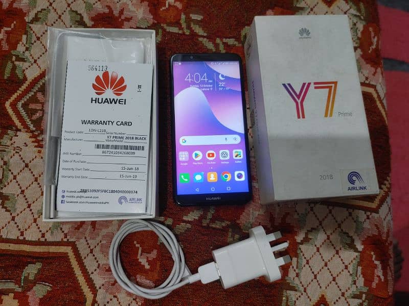 Huawei Y7 Prime 3-32 Official PTA Approved 0