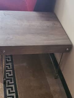 2 Grey wooden Tables 0