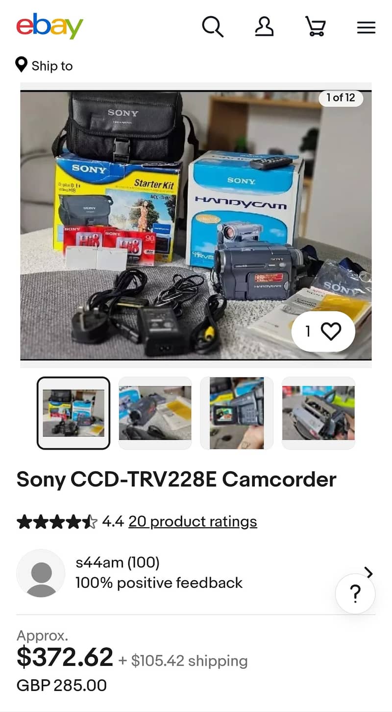 Sony CCD-TRV228E Camcorder In Discounted Price 1