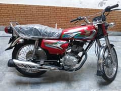 Honda 125cc 2023 model condition10/10no fault total geniun 03187059335 0