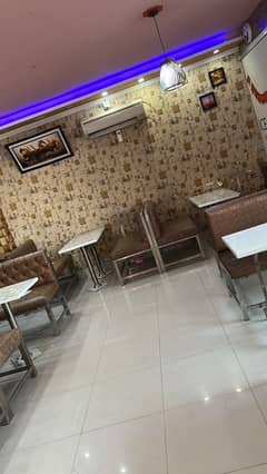 running business Ice cream parlour + Fast food setup  for sale