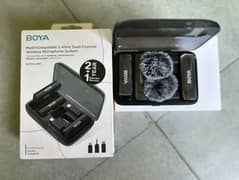 boya Brand New mic only box open time uesd urgent sale 0