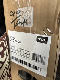 TCL 32 Inch LED TV box Pack Brand New 0