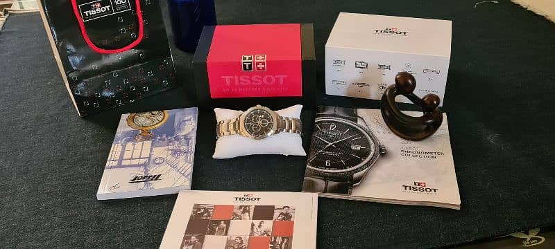 Tissot Chronograph  Gents wrist watch Box packed C 18