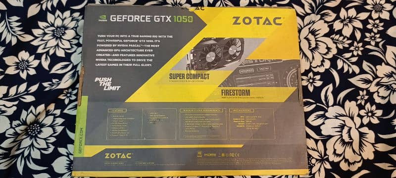 ZOTAC GTX 1050 OC GRAPHICS CARD 1