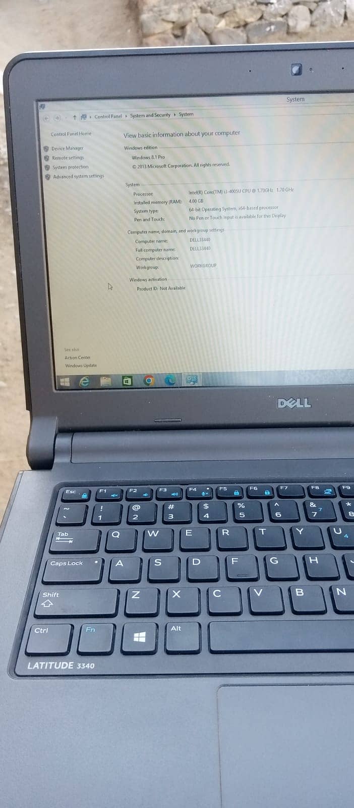 Urgent sale Dell I3 laptop 4