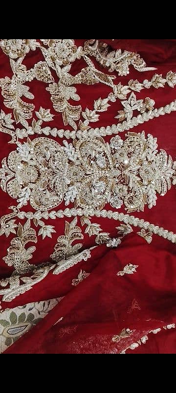 Bridal Barat lehnga choli  Reddish Maroon Dress for sale 2