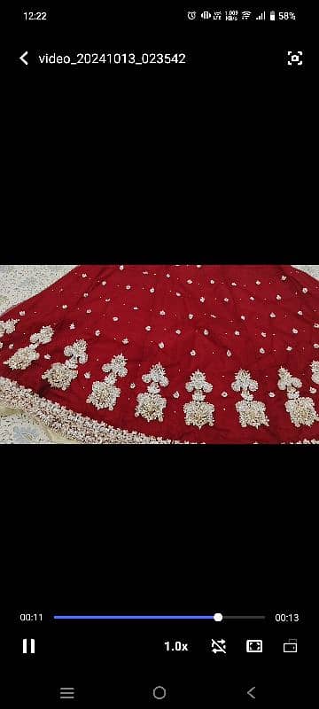 Bridal Barat lehnga choli  Reddish Maroon Dress for sale 4