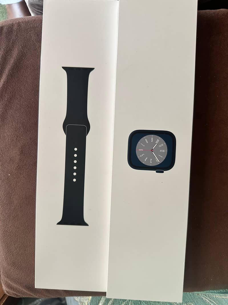 APPPLE WATCH SERIES 8 45MM MIDNIGHT ALUMINIUM CASE (SEALED) 1