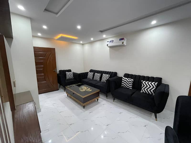 One Bed Furnished Apartment Available For Rent In Sector D Bahria Town Lahore 5