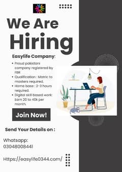 online job available